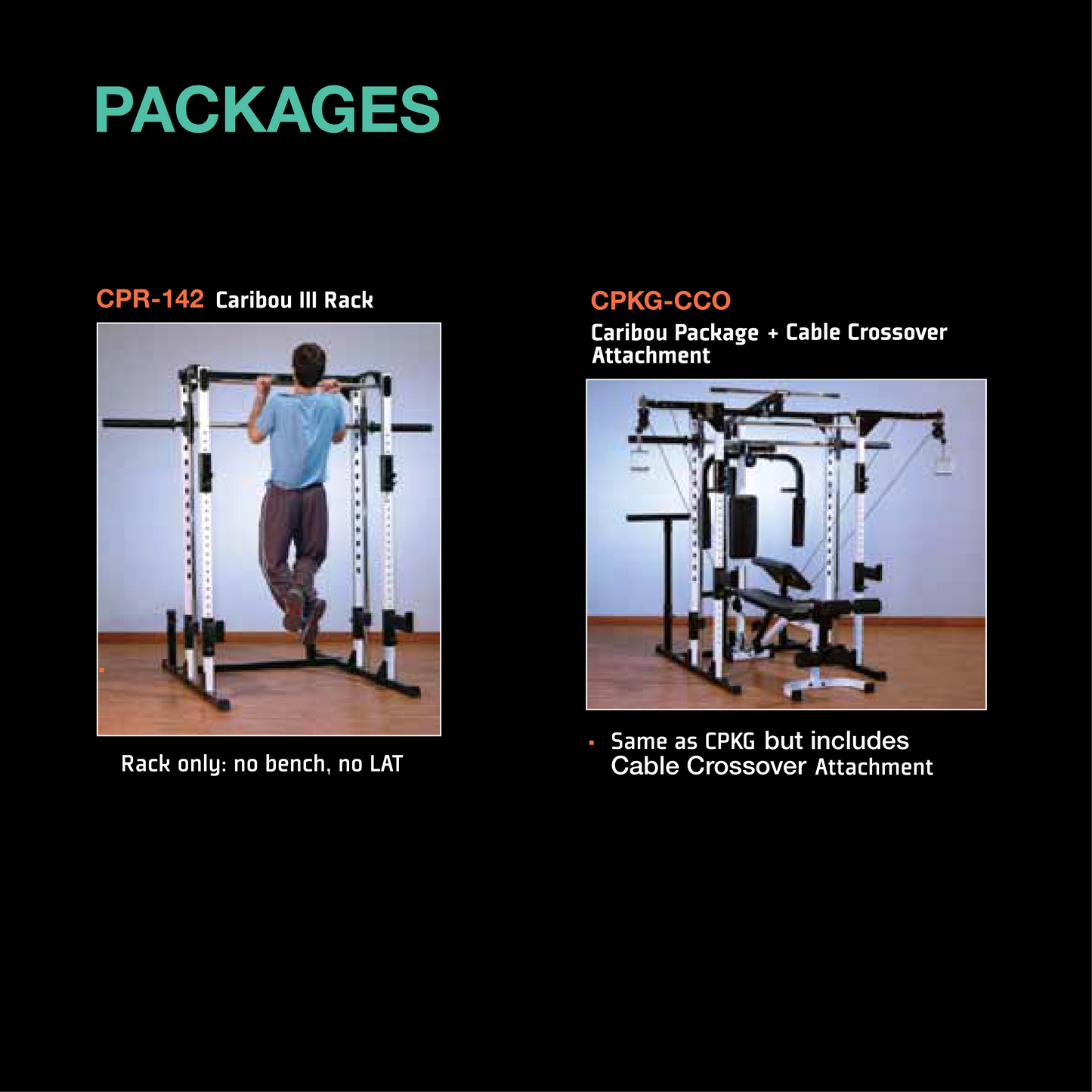 Caribou III Lat System + Bench
