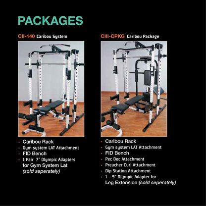 Caribou III Lat System + Bench